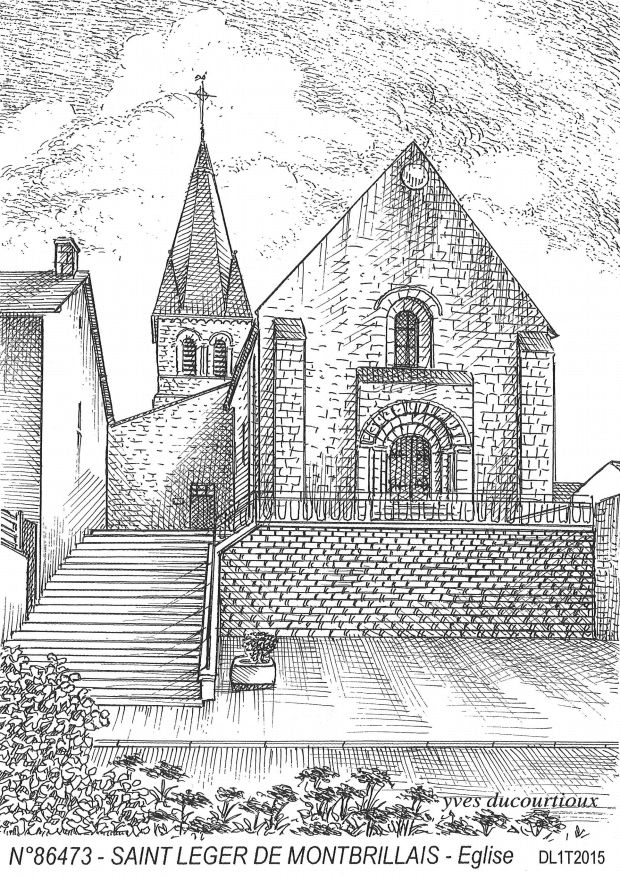 N 86473 - ST LEGER DE MONTBRILLAIS - église